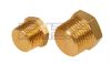 Brass Solid Hex Male BSPT and NPT Blanking Plug