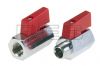 Mini Ball Valves Red Handle F/F & M/F 1/8 - 3/4 