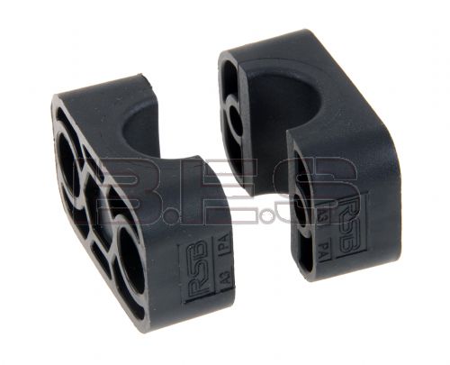 Single Std Tube Smooth Clamp Jaws (Polyamide 6)