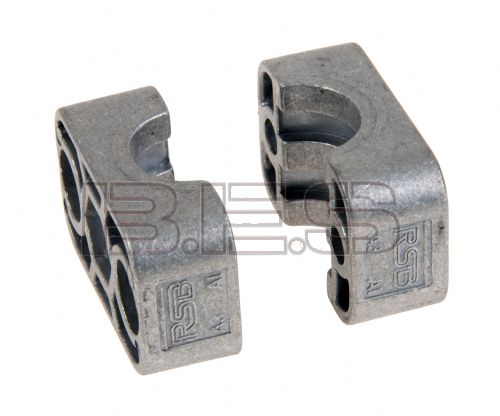 Single Std Tube Grooved Clamp Jaws (Aluminium)