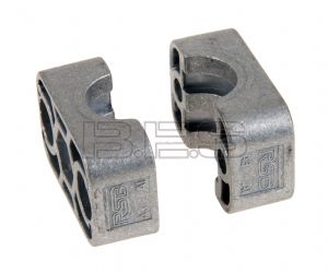 Single Std Tube Grooved Clamp Jaws (Aluminium)